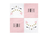 Cat Napkins 20pk